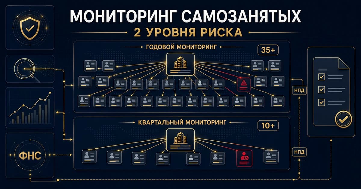 Двухуровневый мониторинг самозанятых ФНС: как бизнес попадает в зону риска