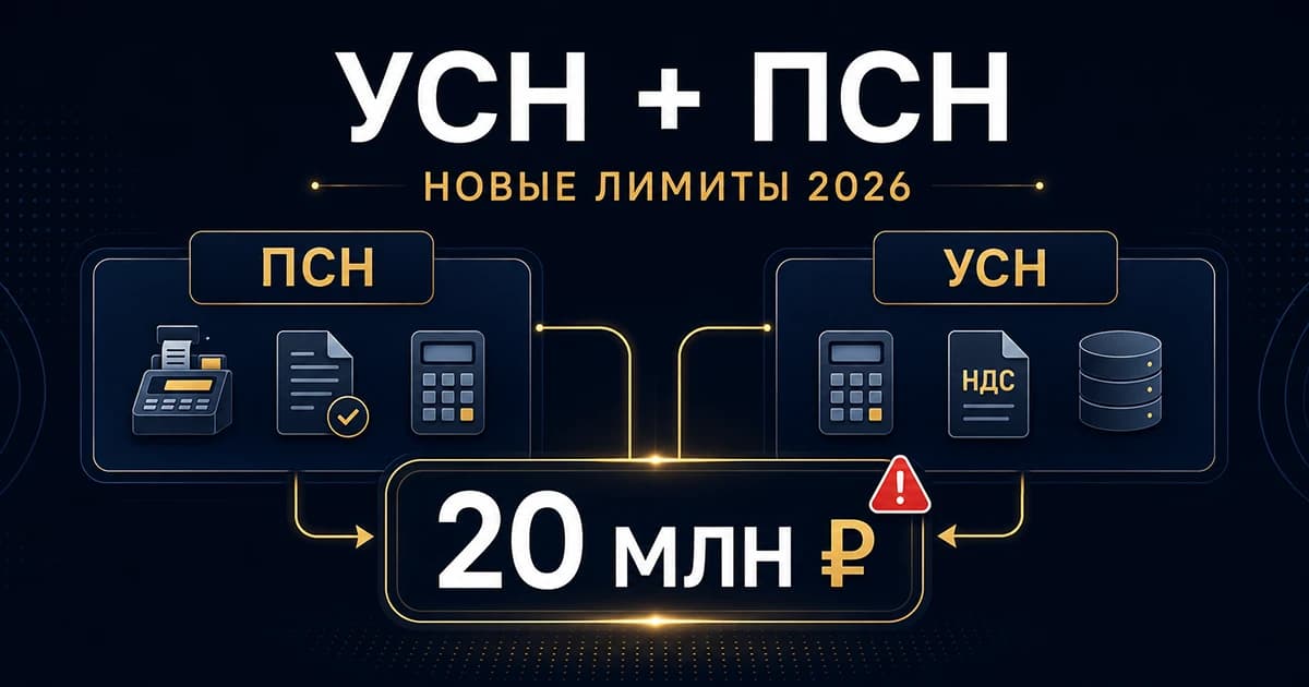 Совмещение УСН + ПСН в 2026: новые лимиты и главная ошибка ИП