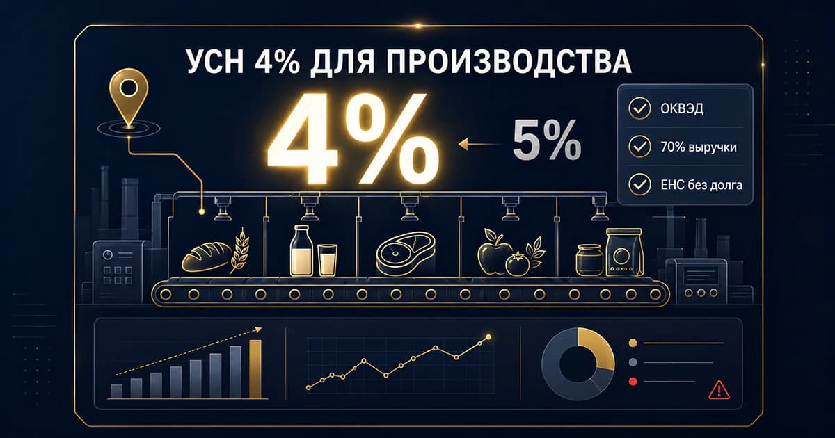 УСН 4% для пищевого производства в Воронежской области: кто может применять льготу