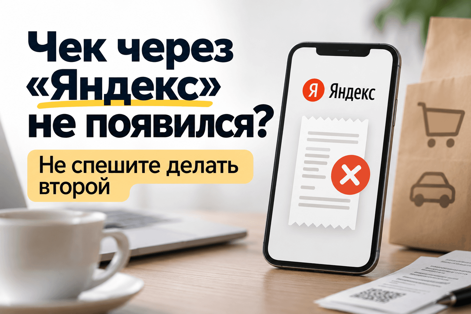 Сбой «Яндекса» и чеки: когда не нужно исправлять всё вручную